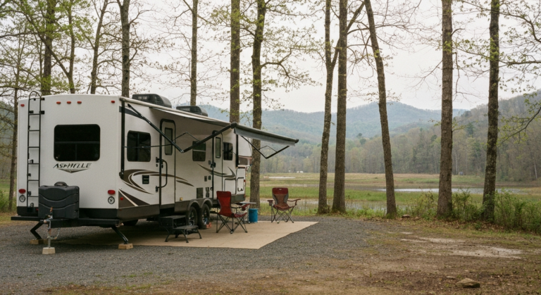 RV rental near Asheville Bear Creek RV Park, Asheville NC