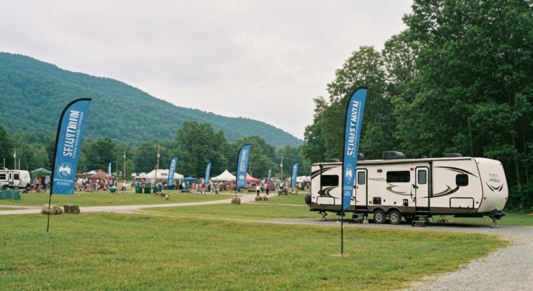 RV rental for Mountain Sports Festival near Asheville NC
