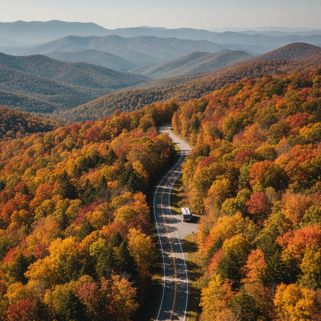Blue Ridge Parkway near Asheville, NC
